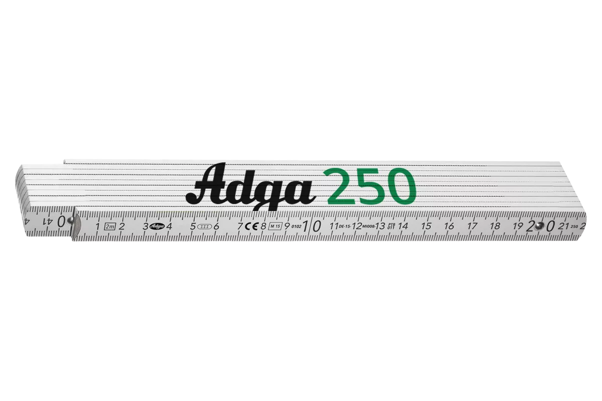 2m Holzzollstock ADGA 250 mit 90°-Rastung