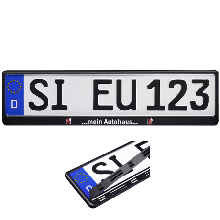 Erustar Schwarz (1c Druck Weiß)