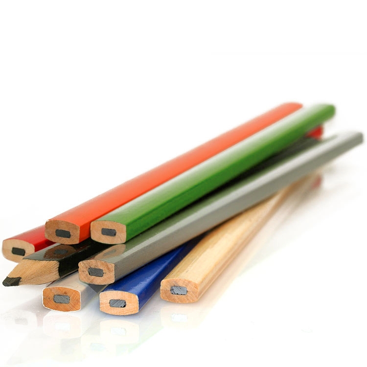 24 cm Zimmermannsbleistift mit Werbedruck